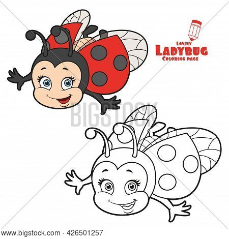 Cute cartoon ladybug vector photo free trial bigstock