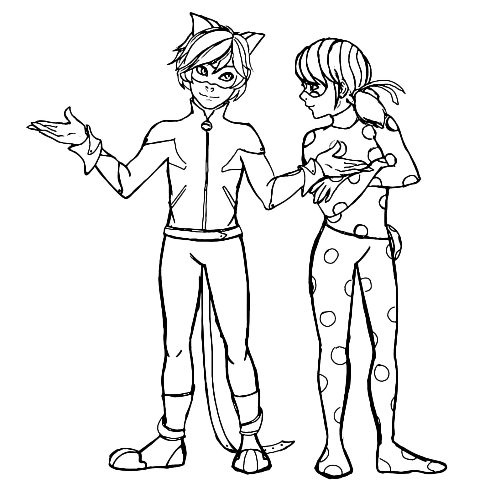 Miraculous tales of ladybug cat noir