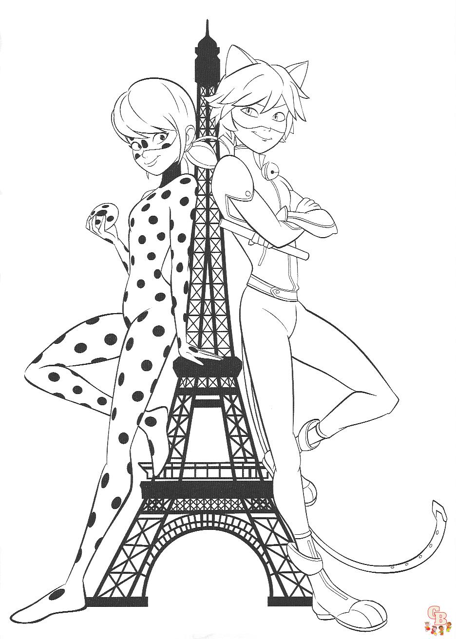 Discover the best miraculous ladybug coloring pages