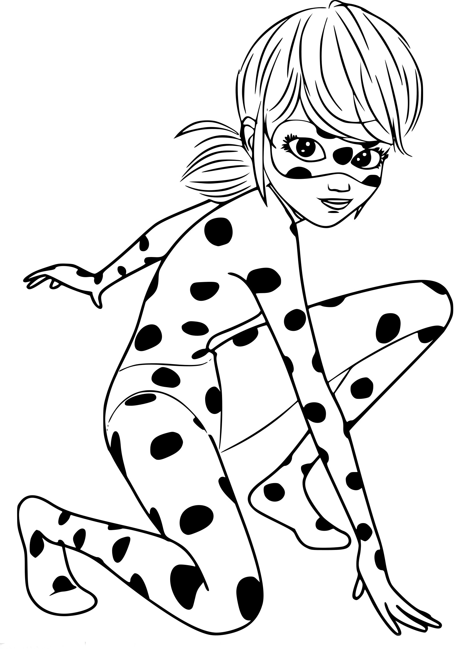 Miraculous ladybug coloring pages
