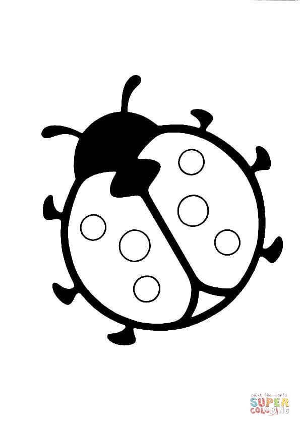 Ladybird coloring page free printable coloring pages