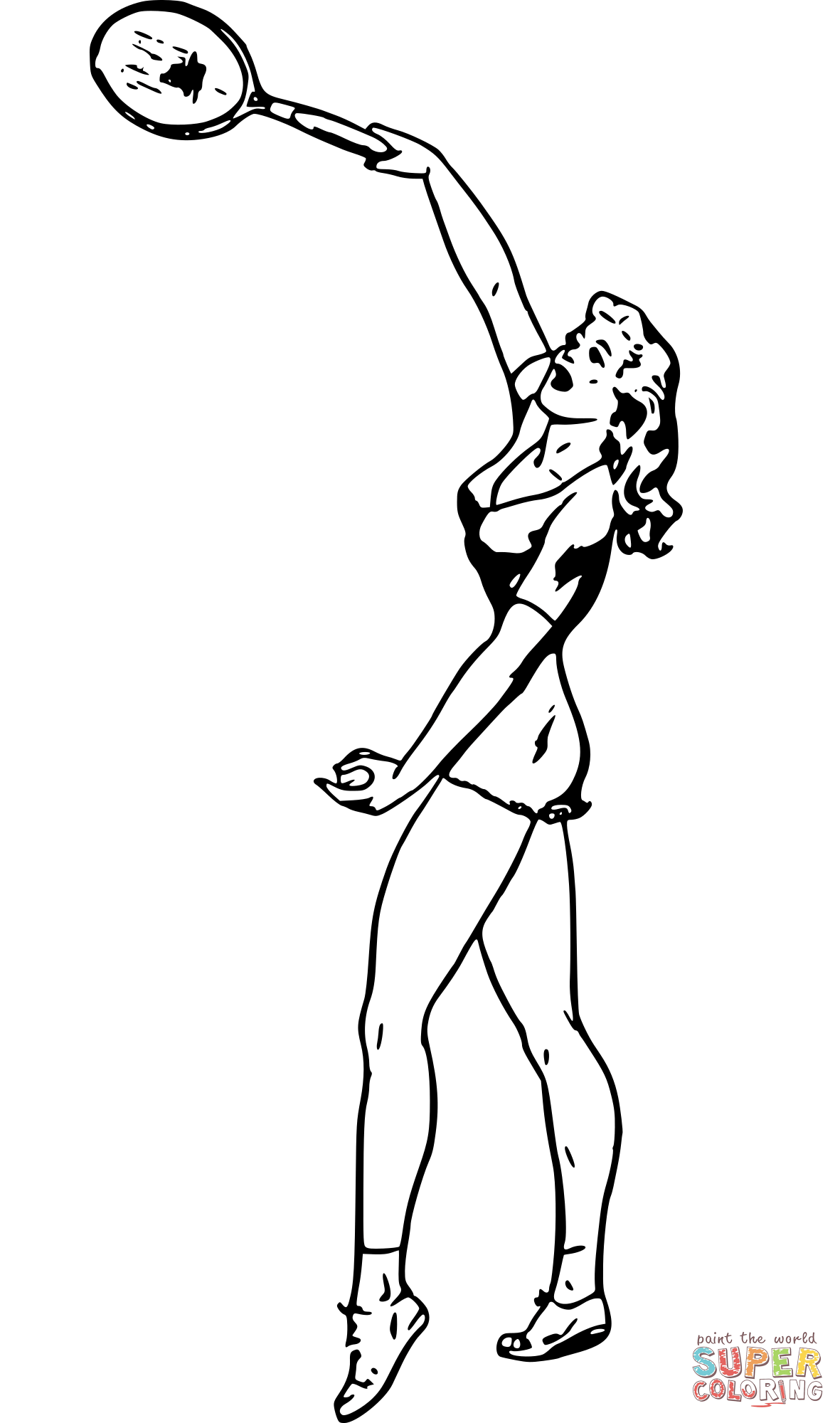 Tennis player coloring page free printable coloring pages