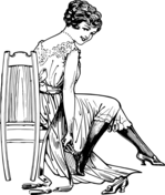 Vintage sitting woman coloring page free printable coloring pages