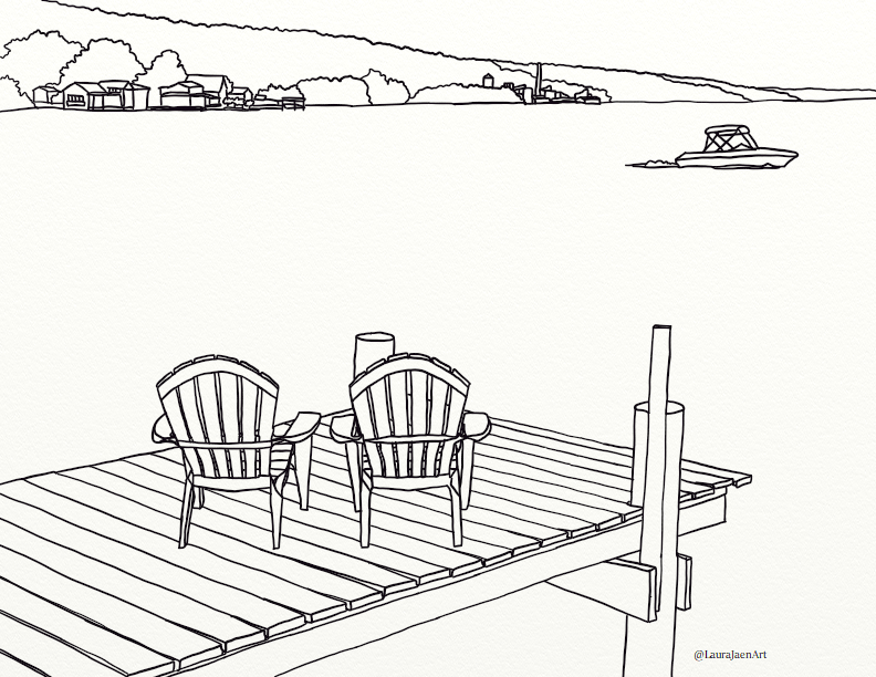 Â dockside coloring page â