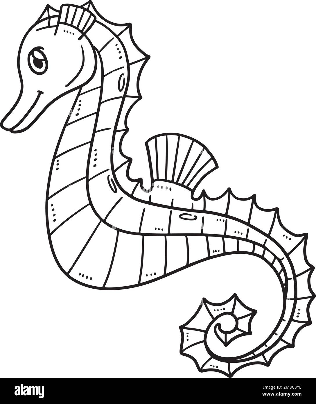 Silhouette seahorse hi
