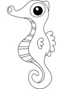 Seahorse coloring pages free coloring pages