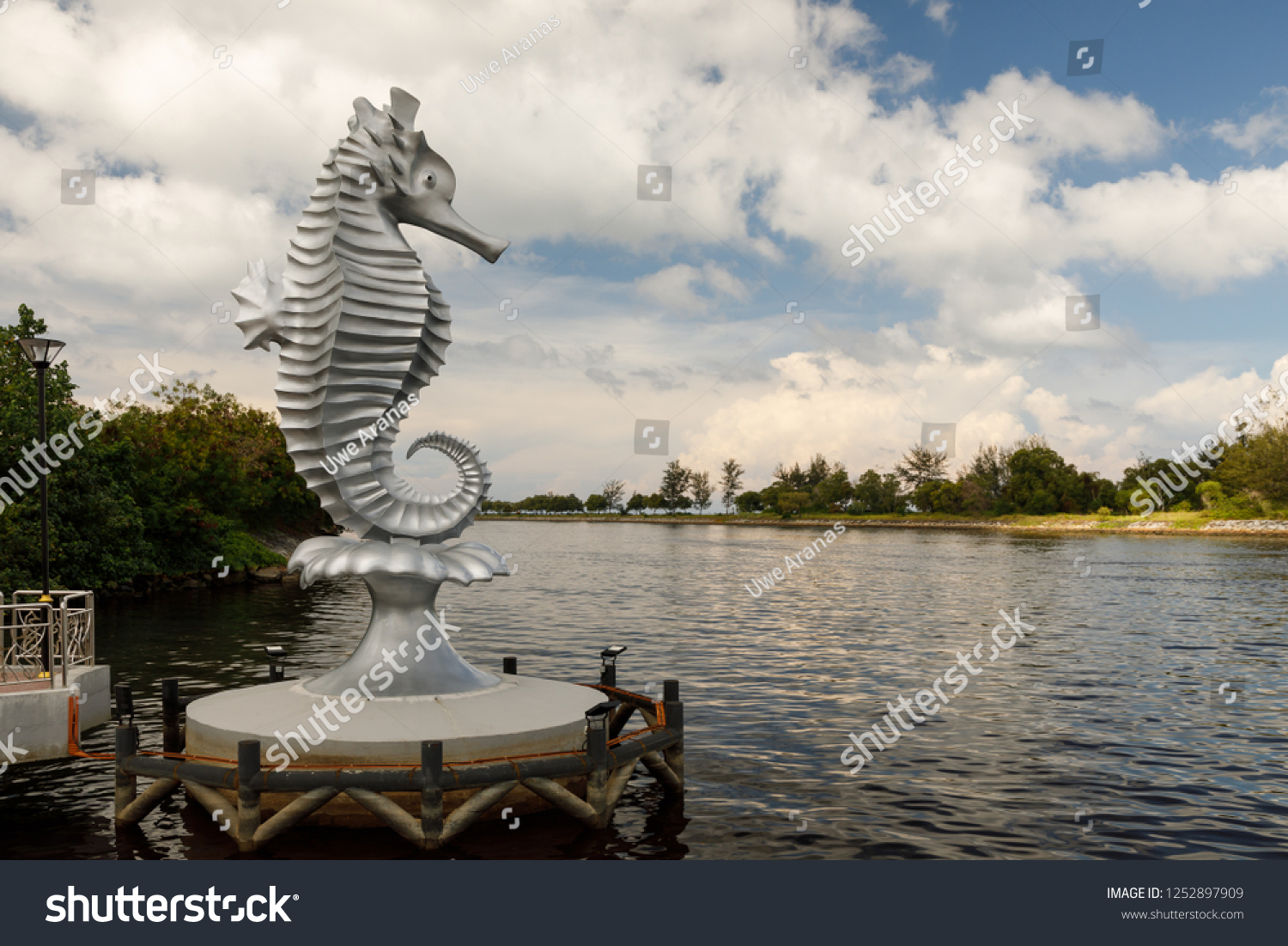 Miri sarawak malaysia december stock photo