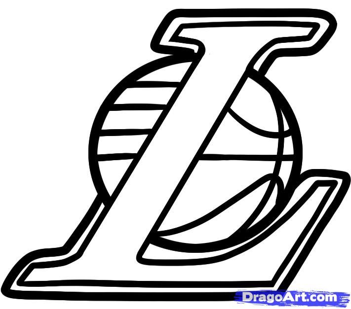 How to draw the lakers the lakers logo step by step sports pop culture free online drawing tutorial added by dawn dâ lakers logo basketball doodle lakers