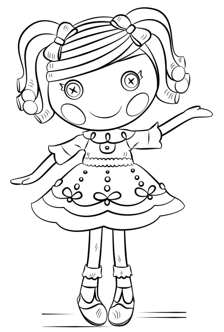 Lalaloopsy image coloring page