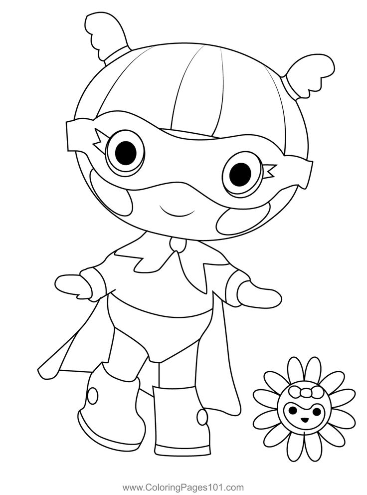 Tiny might lalaloopsy coloring page lalaloopsy coloring pages coloring pages for kids