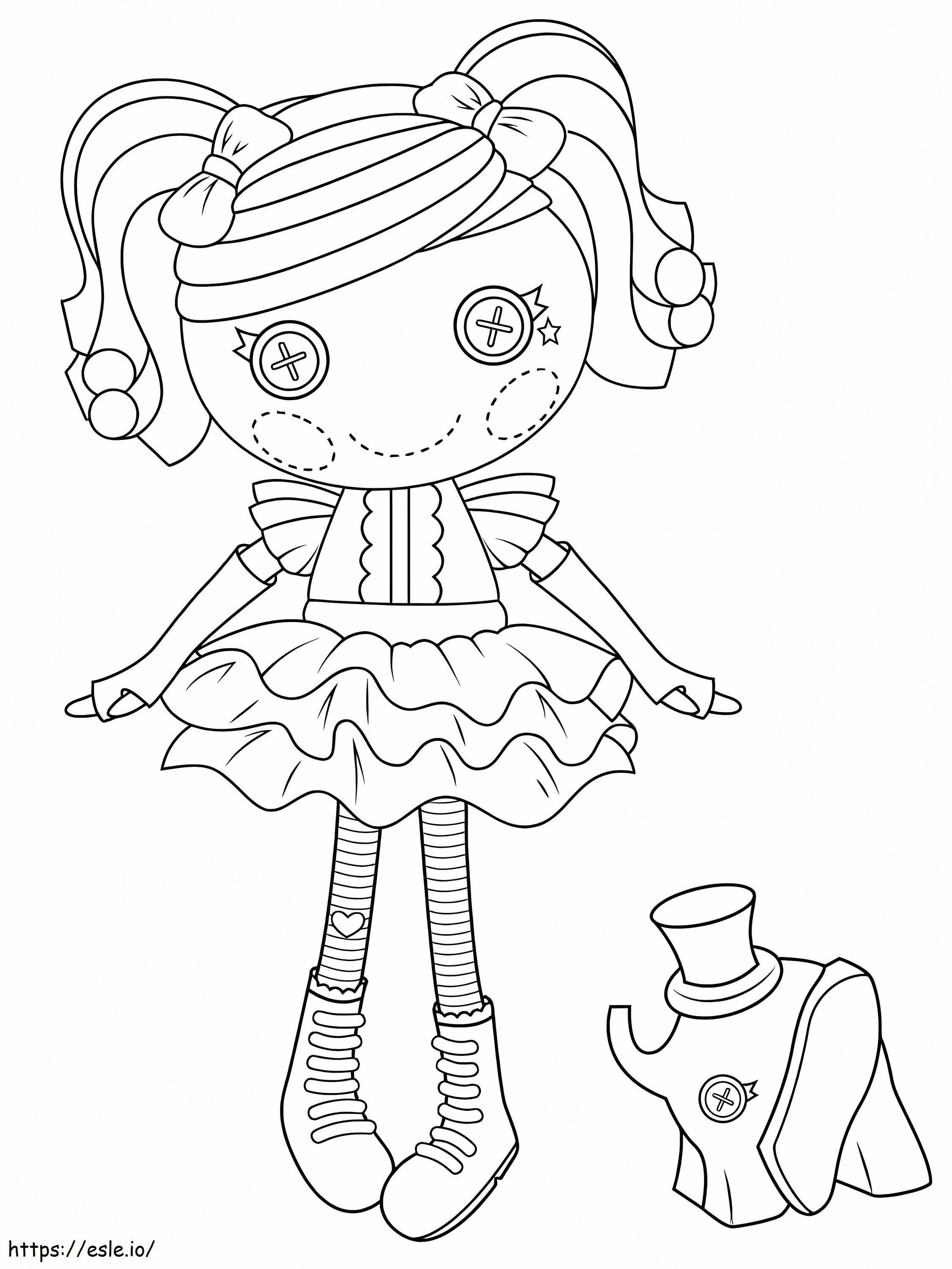 Cacahuete big top lalaloopsy coloring page