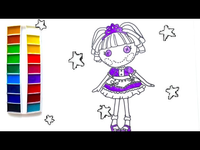 How to draw a lalaloopsy doll easy drawing for kids