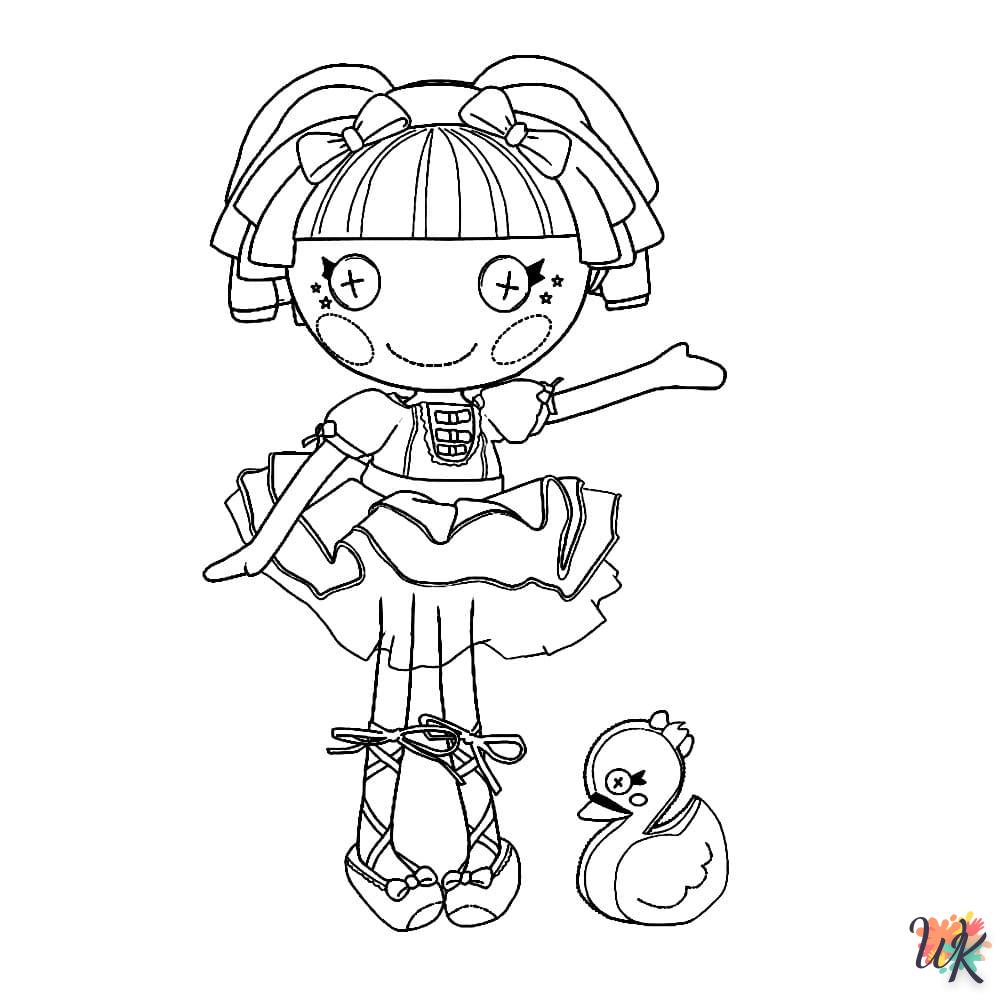 Dibujos para colorear lalaloopsy by dibujosparacolorear on