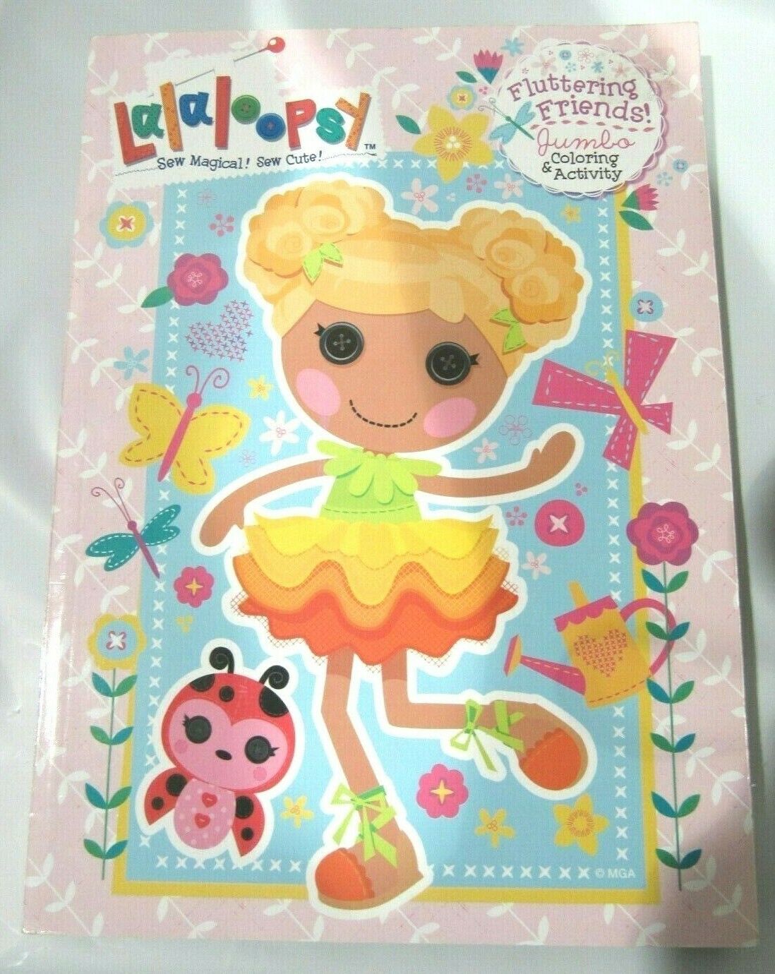 Lalaloopsy fluttering friends coloring and activity book uncolored pages