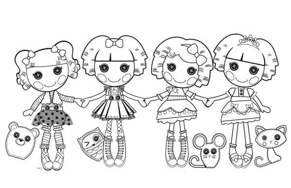 Lalaloopsy characters coloring page color luna lalaloopsy coloring pages lalaloopsy dolls
