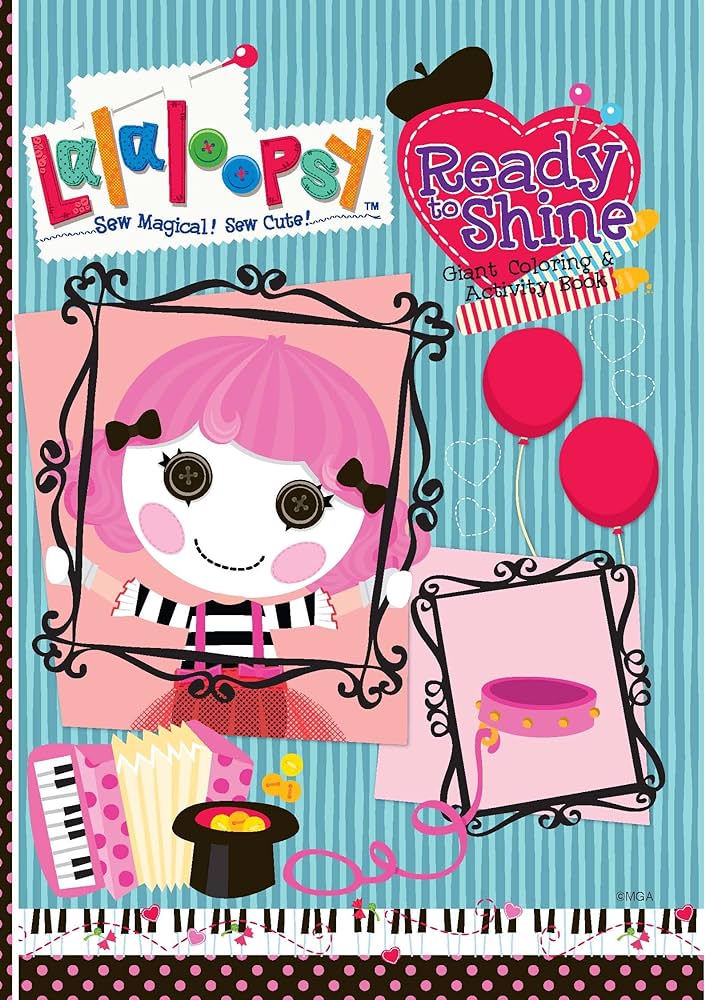 Lalaloopsy ready to shine giant coloring and activity book modern publishing books
