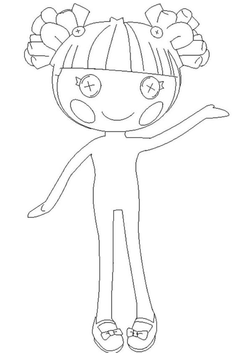 Lalaloopsy coloring pages printable for free download