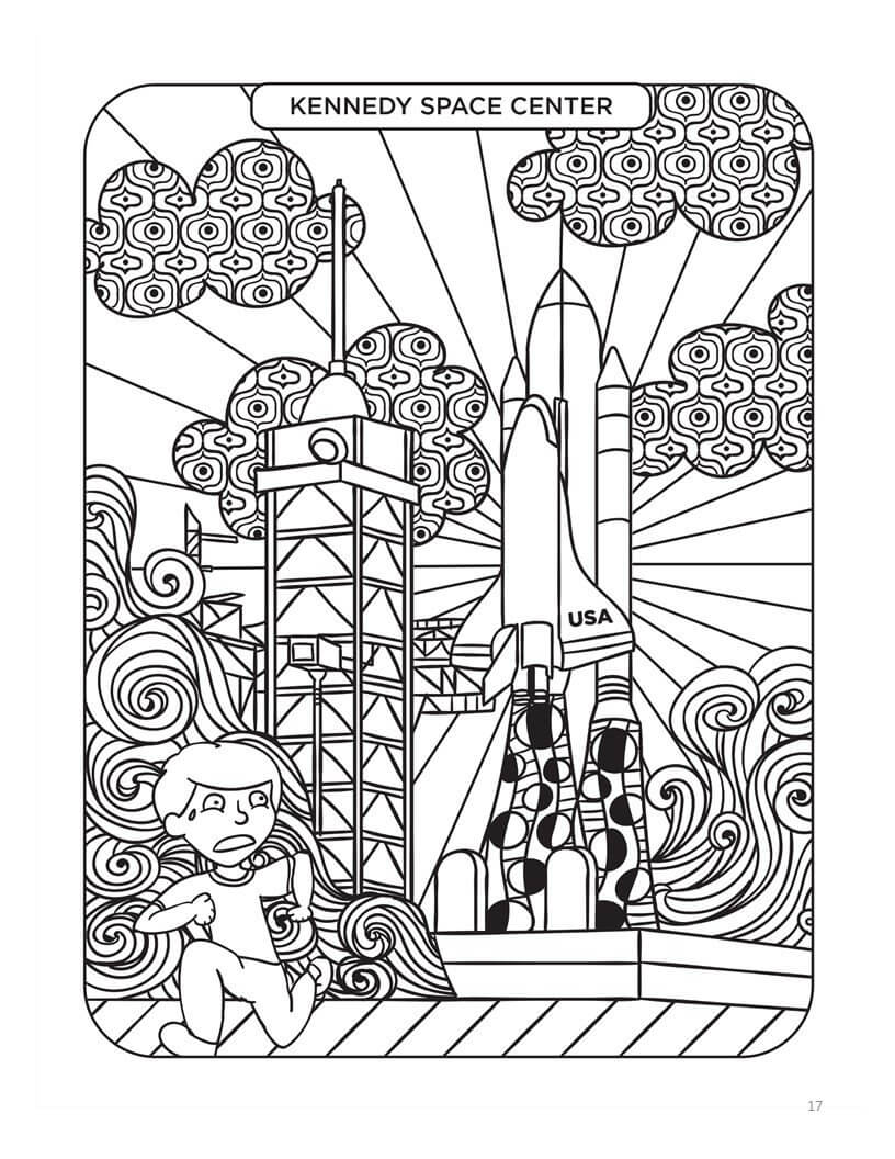 Florida bucket list coloring book