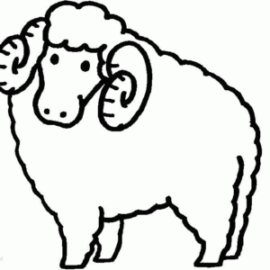 Sheep coloring pages printable for free download