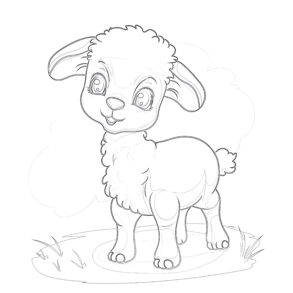 Free lamb coloring page coloring pages mimi panda