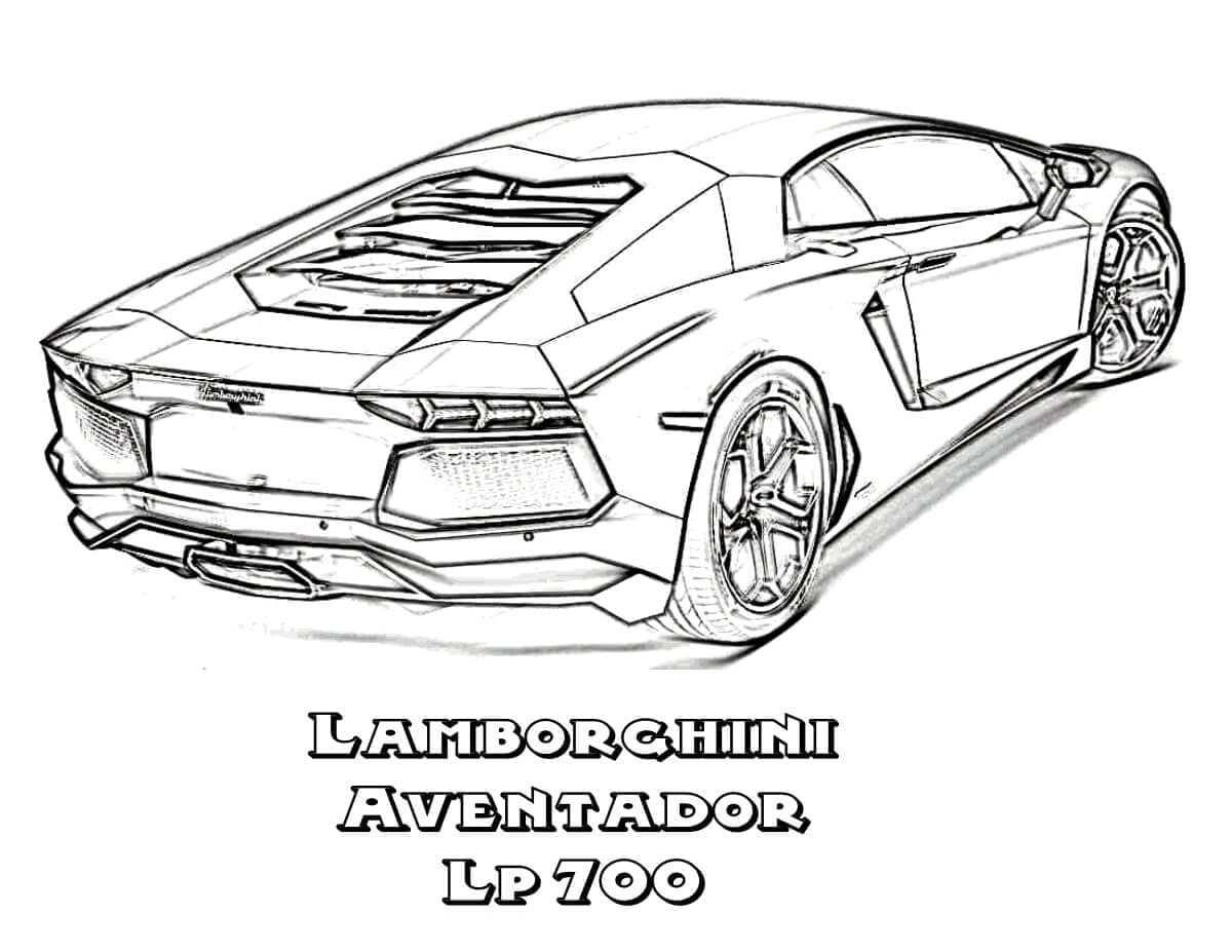 Lamborghini coloring pages