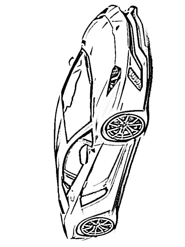 Lamborghini aventador coloring page