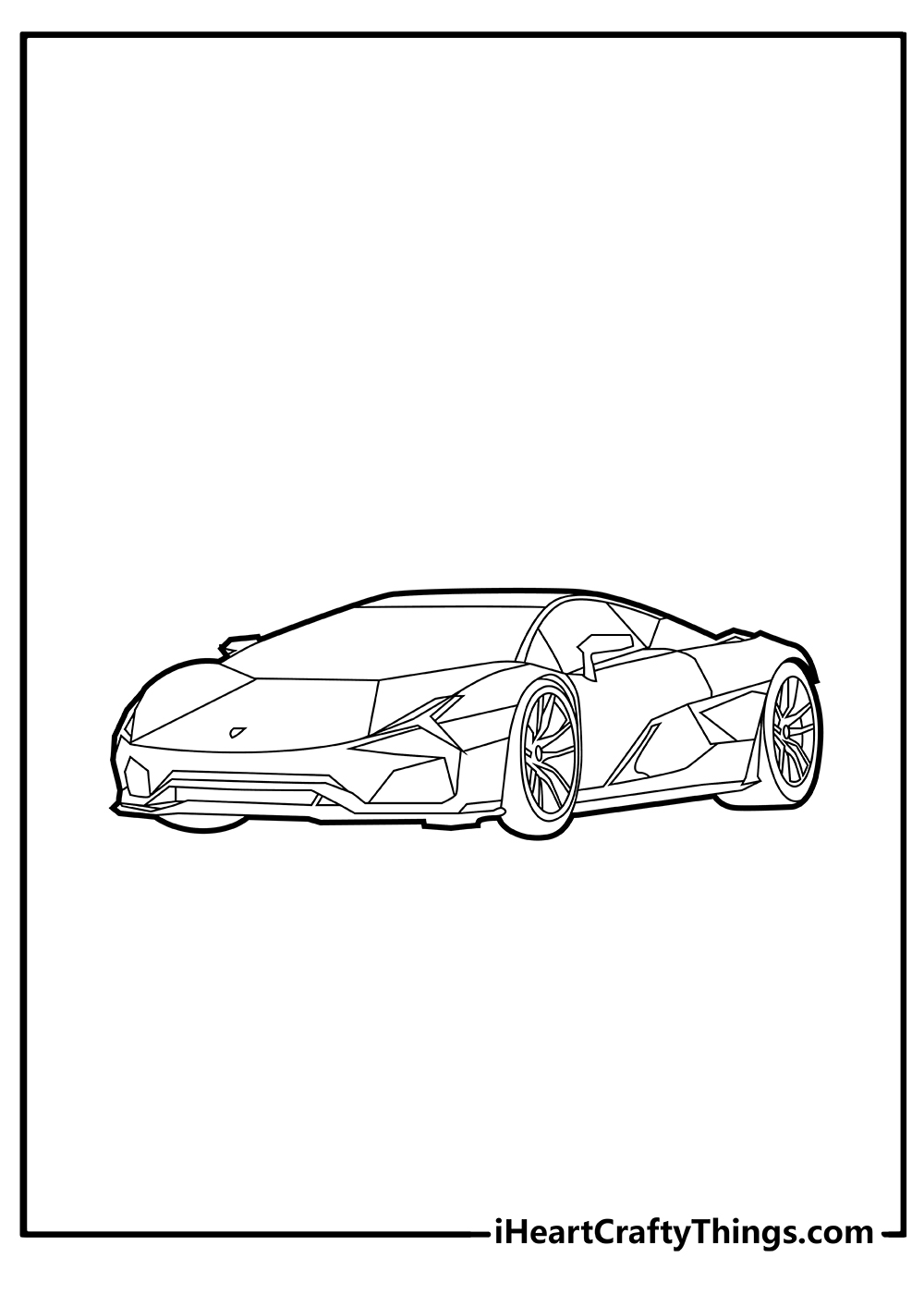 Lamborghini coloring pages free printables