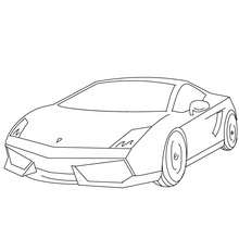 Lamborghini gallardo coloring pages