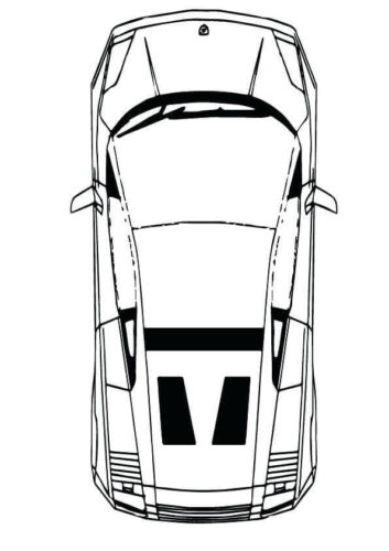 Coloring pages coloring page of lamborghini car