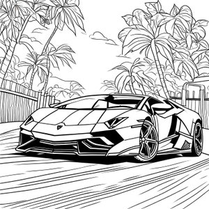 Cars coloring pages