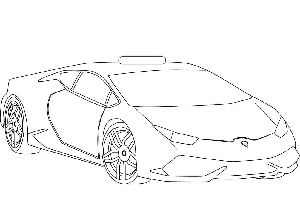 Lamborghini coloring pages
