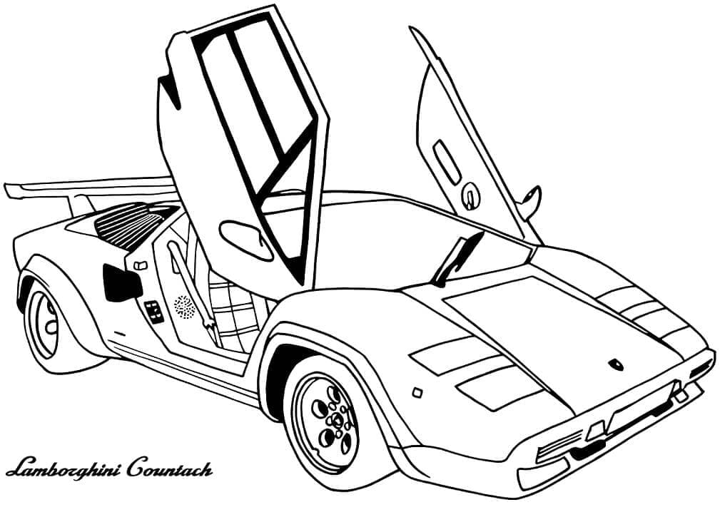 Lamborghini coloring pages