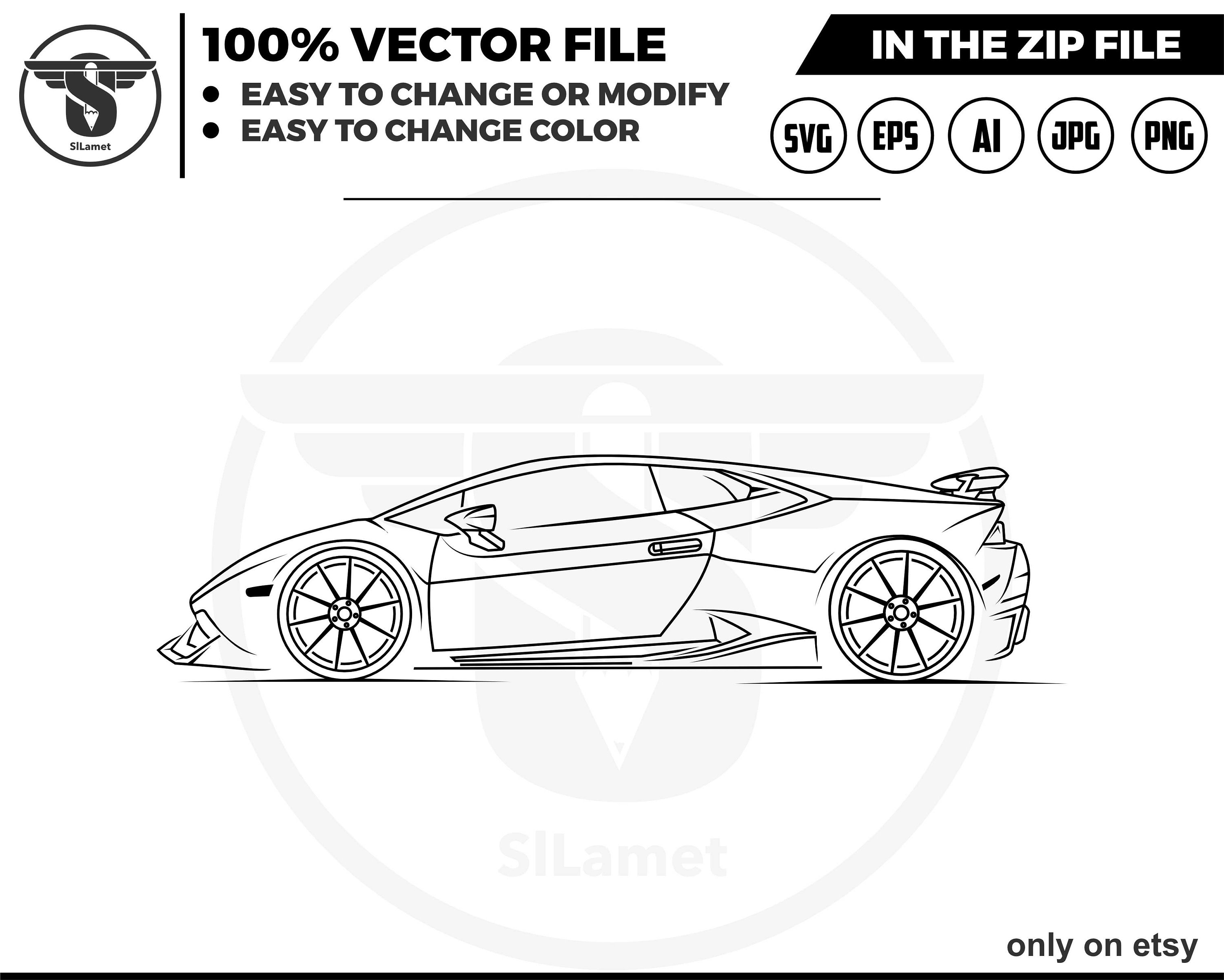 Super car svg luxury car svg super car svg luxury car line art svg lamborghini line art car svg line art car svg