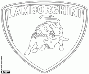 Car brands coloring pages printable games coloring pages lamborghini logo online drawing