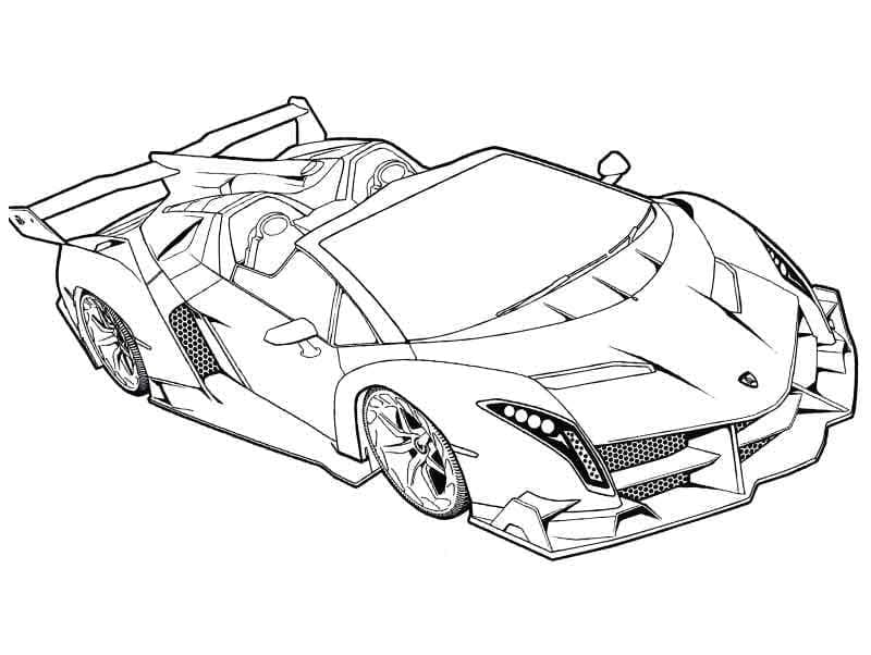 Lamborghini coloring pages