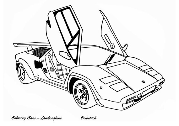 Carsvehicle kids coloring pages