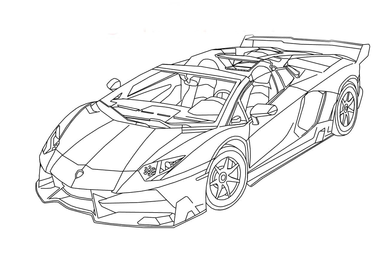 Lamborghini coloring pages by coloringpageswk on