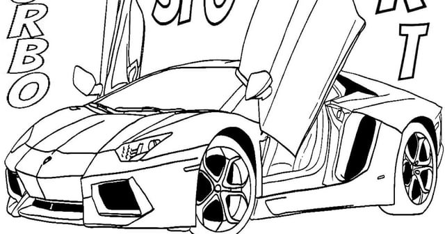 Sports car coloring pages rcoloringpagespdf