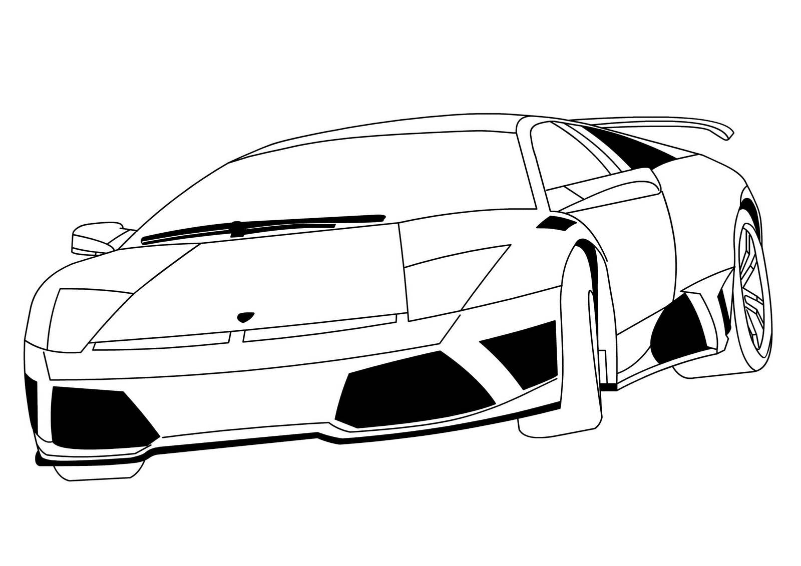 Lamborghini coloring pages