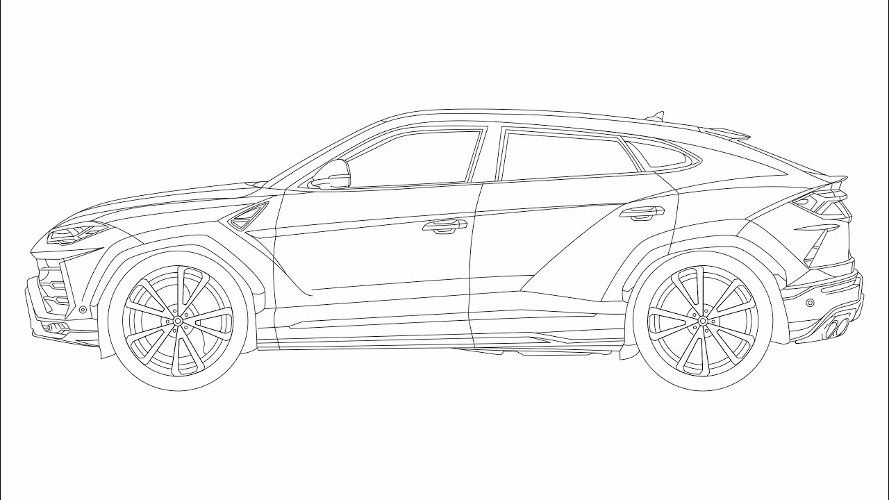 Lamborghini coloring pages by coloringpageswk on