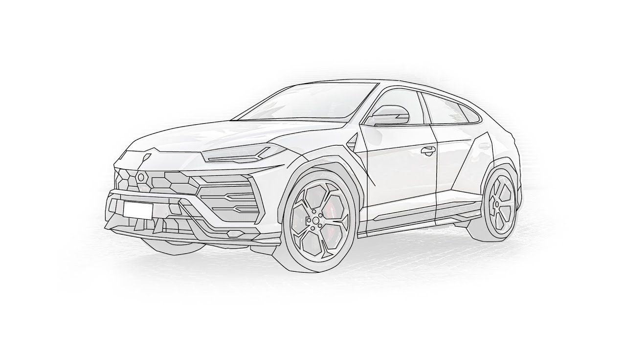 Lamborghini urus lamborghini kawaii cat drawing super cars