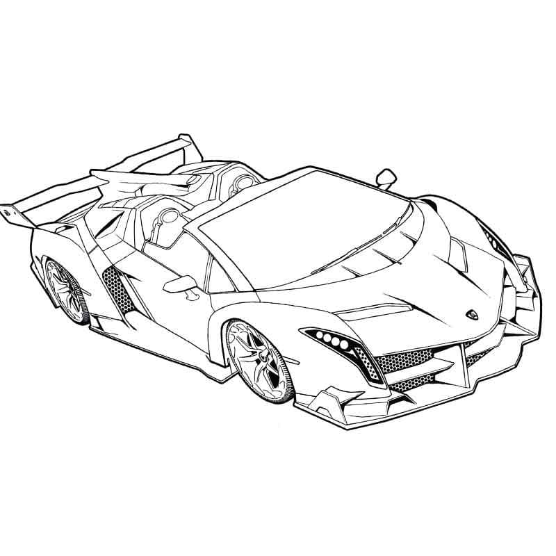 Lamborghini coloring pages