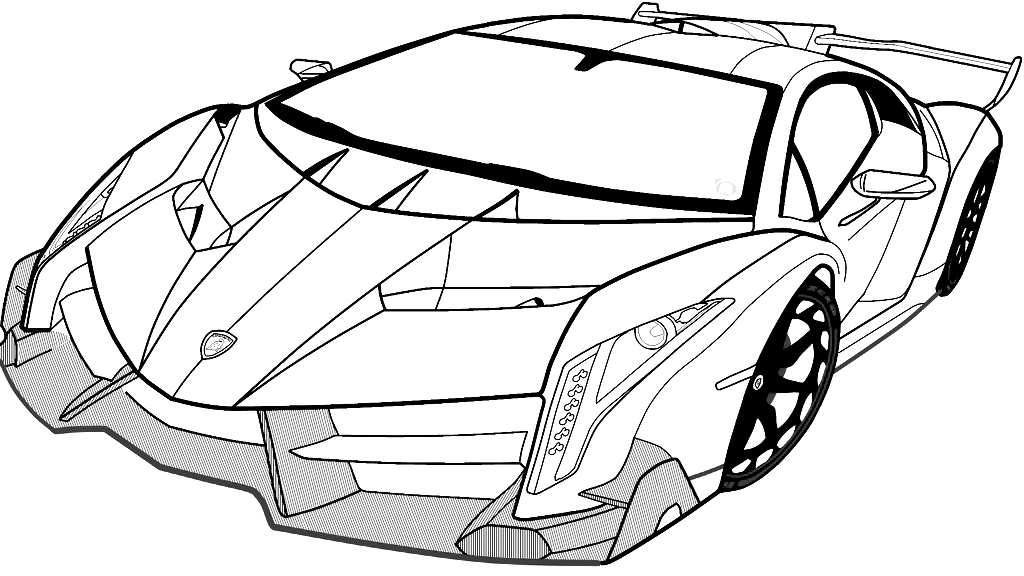Lamborghini coloring pages