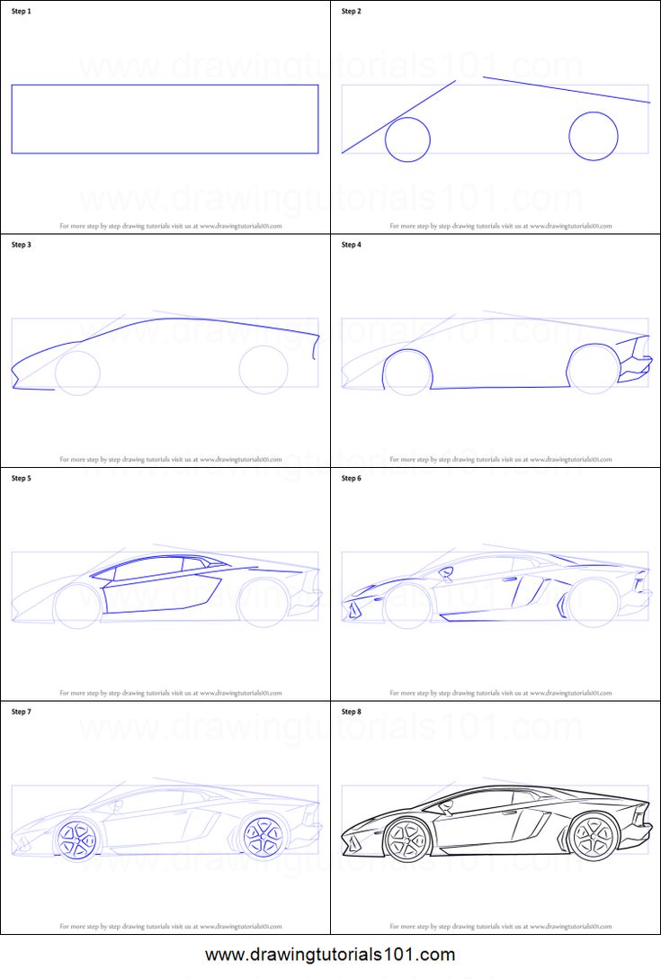 How to draw lamborghini centenario side view printable step by step drawing sheet drawingtutorials drawing sheet simple car drawing cool car drawings