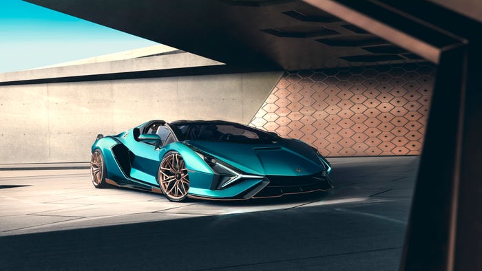 Lamborghini siãn roadster specs photos information