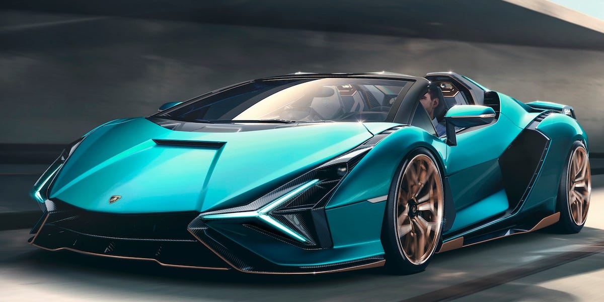 Lamborghini siãn roadster specs photos information