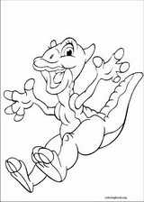 The land before time coloring pages