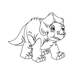 The land before time coloring pages for kids