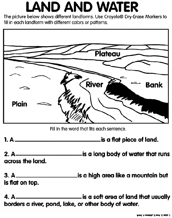 Land and water