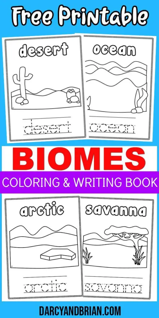 Free biomes printable coloring pages for kids